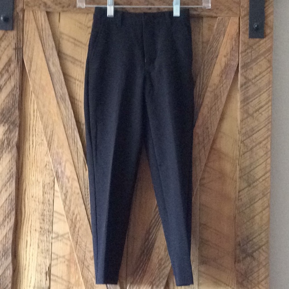 Boys black dress pants